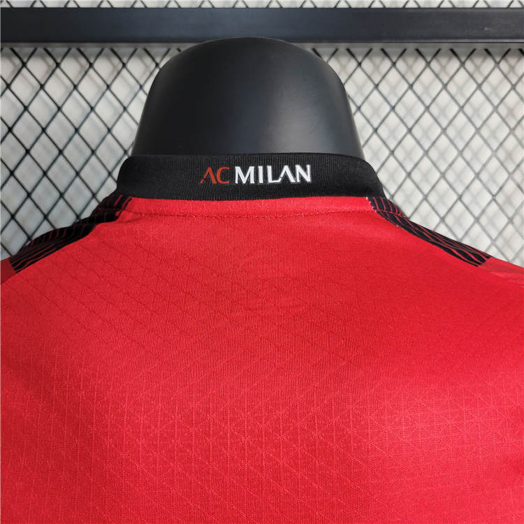 AC Milan 23/24 Home Red Soccer Jersey Football Shirt (Authentic Version) - Click Image to Close
